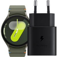Aanbieding Samsung Galaxy Watch 7 Groen 44mm + Oplader 25W