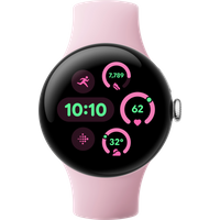 Aanbieding Google Pixel Watch 3 Zilver/Roze 41mm