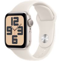 Aanbieding Apple Watch SE 2024 40mm Starlight Sportband M/L