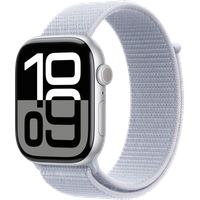 Aanbieding Apple Watch Series 10 4G 46mm Zilver Sport Loop
