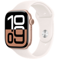 Aanbieding Apple Watch Series 10 46mm Roségoud Sportband S/M