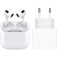 Aanbieding Apple AirPods 3 + Apple Usb C Oplader 20W