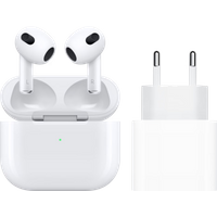 Aanbieding Apple Airpods 3 met standaard oplaadcase + Apple USB C oplader