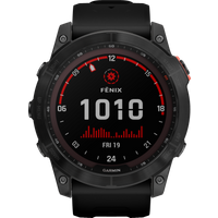 Aanbieding Garmin Fenix 7X Solar Zwart