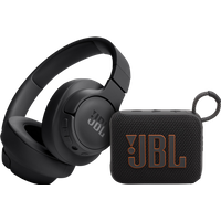 Aanbieding JBL Tune 720BT + JBL GO 4 zwart