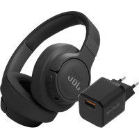 Aanbieding JBL Tune 770NC Zwart + BlueBuilt Quick Charge Oplader met Usb A Poort 18W Zwart