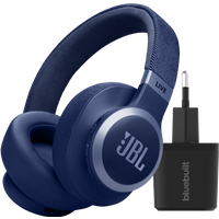 Aanbieding JBL Live 770NC Blauw + BlueBuilt Quick Charge Oplader met Us