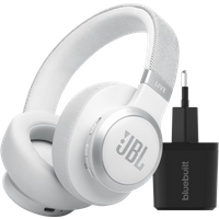 Aanbieding JBL Live 770NC Wit + BlueBuilt Quick Charge Oplader met Usb