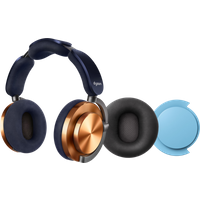 Aanbieding Dyson OnTrac Koper + oorkussen Zwart + oorschelp Blauw