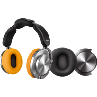 Aanbieding Dyson OnTrac Aluminium + oorkussen Zwart + oorschelp Zwart
