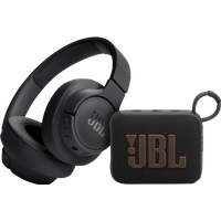 Aanbieding JBL Tune 720BT + JBL GO 4 zwart