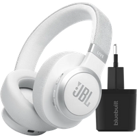 Aanbieding JBL Live 770NC Wit + BlueBuilt Quick Charge Oplader met Usb