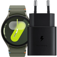 Aanbieding Samsung Galaxy Watch 7 Groen 44mm + Oplader 25W