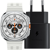Aanbieding Samsung Galaxy Watch Ultra 4G Wit 47mm + Oplader 25W