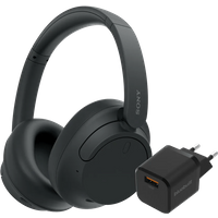 Aanbieding Sony WH-CH720N Zwart + BlueBuilt Quick Charge Oplader met Usb A Poort 18W Zwart