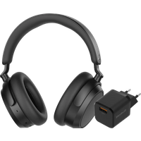 Aanbieding Sennheiser Accentum Plus Zwart + BlueBuilt Quick Charge Oplader met Usb A Poort 18W Zwart