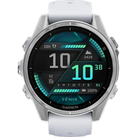 Aanbieding Garmin Fenix 8 Zilver/Wit 43mm