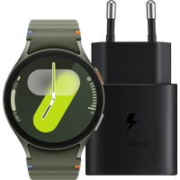 Aanbieding Samsung Galaxy Watch 7 Groen 40mm + Oplader 25W