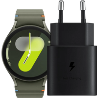 Aanbieding Samsung Galaxy Watch 7 4G Groen 44mm + Oplader 25W