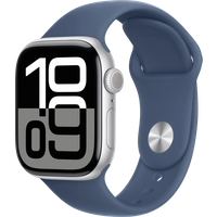 Aanbieding Apple Watch Series 10 42mm Zilver Sportband M/L