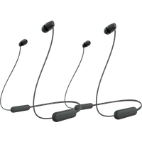 Aanbieding Sony WI-C100 Zwart Duopack
