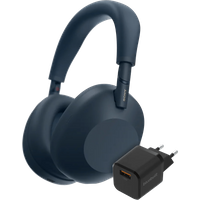 Aanbieding Sony WH-1000XM6 Blauw + BlueBuilt Quick Charge Oplader