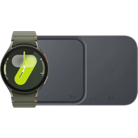 Aanbieding Samsung Galaxy Watch 7 4G Groen 44mm + Duo Draadloze Oplader
